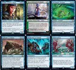 Kraken Sea Monster Tribal Commander EDH Deck - Braids, - MTG Magic - 100 Cards - Image 1