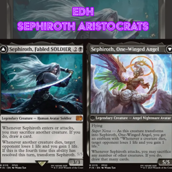 EDH - Sephiroth, Aristocrats, MTG Commander Deck, Bracket 2-3, Final Fantasy - Image 1