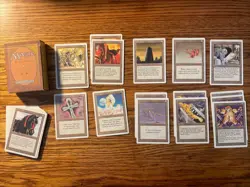 MTG: Vintage 30 Artifact Revised ‘94 Lot - Winter Orb & Empty Starter Box - Image 1