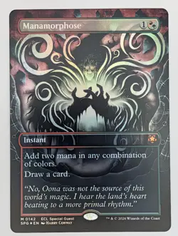 (Foil) Manamorphose (Borderless) (142) Special Guests Mtg NM - Image 1
