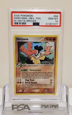 Pokemon Hariyama EX Delta Species Reverse Holo #44 PSA 10 Gem Mint - Image 1