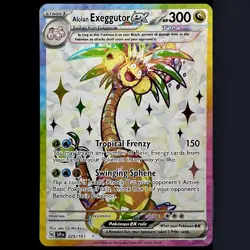 Alolan Exeggutor ex 225/191 Sv08: Surging Sparks Holo Pokemon TCG NM - Image 1