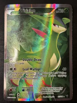 Pokemon Virizion (Full Art) 97/101 B&W Noble Victories Holo Full Art English LP - Image 1