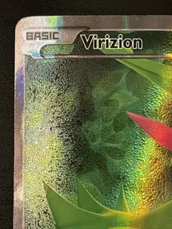 Pokemon Virizion (Full Art) 97/101 B&W Noble Victories Holo Full Art English LP - Image 2