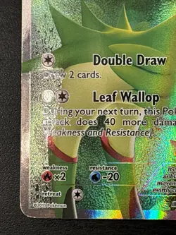 Pokemon Virizion (Full Art) 97/101 B&W Noble Victories Holo Full Art English LP - Image 5