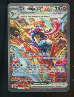 "2024 Pokemon TCG TWM EN Special Illustration Rare #214 Greninja ex " - Image 1