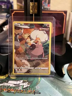 Pokemon TCG Rockruff SWSH12: Silver Tempest Trainer Gallery TG07/TG30 Holo Ultra - Image 1