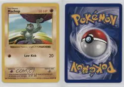 Machop Shadowless Pokemon Base Set #52 1999 - Image 3