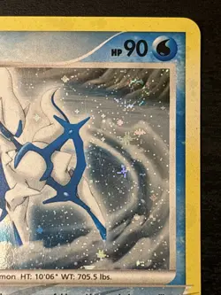 Pokemon TCG Arceus AR4 (water) Platinum Holo Rare Card Arceus Sub Set Nm Swirl! - Image 3