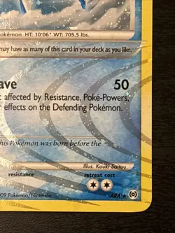 Pokemon TCG Arceus AR4 (water) Platinum Holo Rare Card Arceus Sub Set Nm Swirl! - Image 4