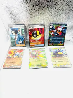 Pokemon Ascended Heroes Double Rare And Full Art Lot Mega Scrafty Meganium 💎 - Image 1