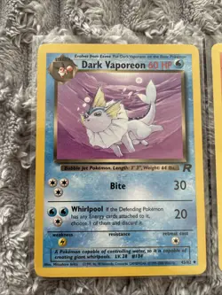 Pokemon TCG Team Rocket Eeveelutions Bundle WOTC, Jolteon, Vaporeon, Flareon! - Image 2