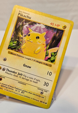 Pikachu 58/102 Common SHADOWLESS 99 Base Set Pokemon 1239 - Image 4