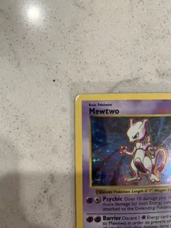 Pokemon TCG Mewtwo 010/102 Base Set (Shadowless) Holo Rare Vintage WOTC 1999 HP - Image 4