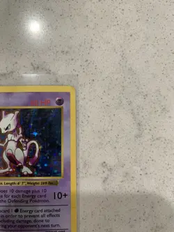 Pokemon TCG Mewtwo 010/102 Base Set (Shadowless) Holo Rare Vintage WOTC 1999 HP - Image 5