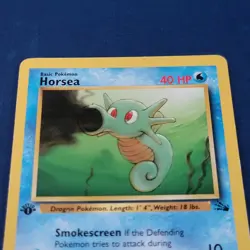 Pokemon Horsea 49/62 1st Edition Fossil Light/Moderately Played *FREE SHIPPING* - Image 2