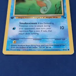 Pokemon Horsea 49/62 1st Edition Fossil Light/Moderately Played *FREE SHIPPING* - Image 3