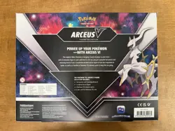 POKEMON ARCEUS V FIGURE COLLECTION BOX 4 BOOSTER PACKS + PROMOS Cosmic Eclipse - Image 2