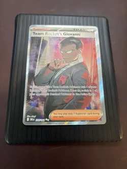 Team Rocket's Giovanni 225/182 Sv10: Destined Rivals Holo Pokemon TCG NM - Image 2