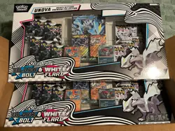 Black Bolt & White Flare Heavy Hitters Premium Collection Sealed Pokemon 2 Pack - Image 1
