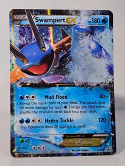 Pokemon TCG Swampert EX XY55 XY Promo Holo - LIGHTLY PLAYED - Image 1