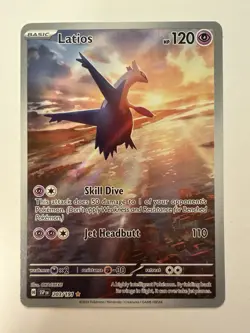 Latios Illustration Rare Holo Card 203/191 Pokemon TCG Surging Sparks Mint! - Image 1