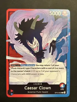 One Piece Caesar Clown (002) (OP10-002/162) OP10 Royal Blood NM TCG CCG LP - Image 1