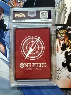 2022 One Piece OP01 EN Alternate Art Errata #003 Monkey D. Luffy PSA 10 GEM MINT - Image 2