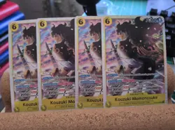 4x Kouzuki Momonosuke ST28-004 SR Foil One Piece - Image 1