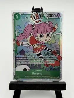One Piece TCG Perona OP12-034 English Legacy of the Master Foil Card NM - Image 1
