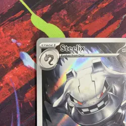 Pokemon Illustration Rare Steelix 150/132 Me01: Mega Evolution Holo (NM) - Image 2