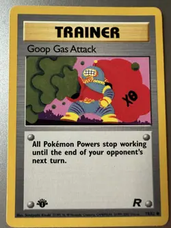 Goop Gas Attack - 78/82 - Common - 1st Edition - Team Rocket #78 Pokemon TCG LP - Image 1