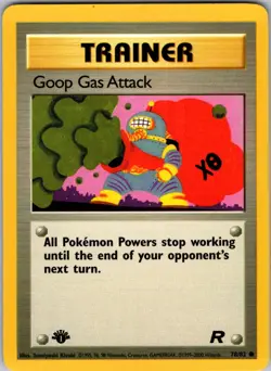 Goop Gas Attack 78/82 Team Rocket 1st Edition Pokemon TCG NM - Image 1