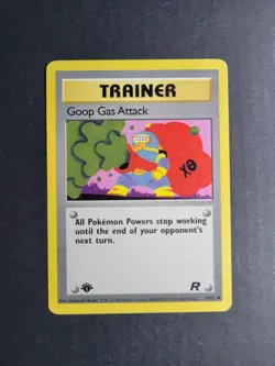 Goop Gas Attack 78/82 Pokemon TCG Team Rocket 1st Edition Regular Common LP - Image 2