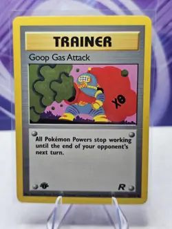 Goop Gas Attack 78/82 1st Edition Team Rocket Pokemon TCG - Image 1