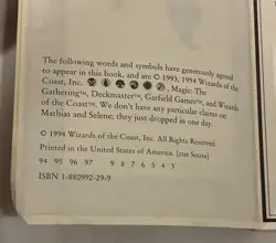 Magic the Gathering Pocket Players Guide - 1994 1st Ed - Image 3