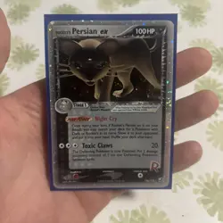 Pokemon Tcg Rockets Persian Ex 116/115 Reverse Holo Ex Unseen Forces [NM] - Image 1