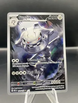 Steelix 150/132 NM/M Illustration Rare Full Art Mega Evolution Pokemon TCG - Image 1