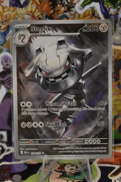 Steelix 150/132 NM/M Illustration Rare Full Art Mega Evolution Pokemon TCG - Image 1