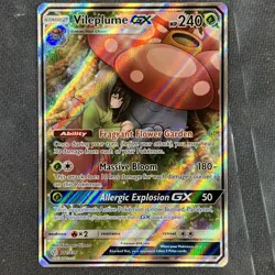 Vileplume GX 211/236 Full Art SM12 Cosmic Eclipse English Pokemon TCG CCG - Image 1