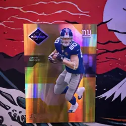2005 Leaf Limited Gold Spotlight Jeremy Shockey /25 RARE GIANTS LEGEND - Image 1