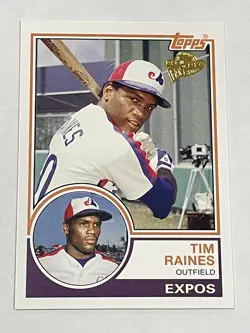 2005 Topps All-Time Fan Favorites Baseball #119 - Tim Raines - Montreal Expos - Image 1