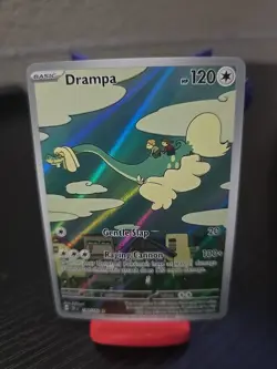 Pokemon TCG Drampa Scarlet & Violet Temporal Forces Full Art Card 184/162 NM - Image 1