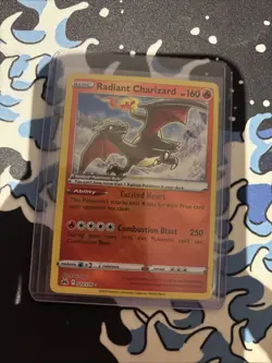 Pokemon TCG Radiant Charizard Crown Zenith Holo Card 020/159 - Image 1