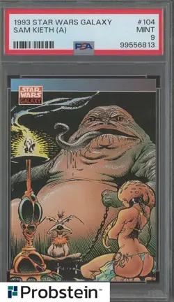 Star Wars PSA 9 Galaxy Card New Visions #104 Topps Sam Kieth 1993 - Image 1