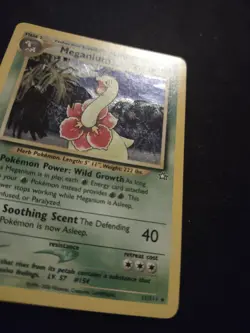 Meganium 11/111 Unlimited Pokemon Trading Card Game Neo Genesis MP TCG - Image 3