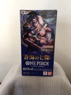 One Piece Card Game OP-14 Booster Box The Azure Sea’s Japanese - Image 1