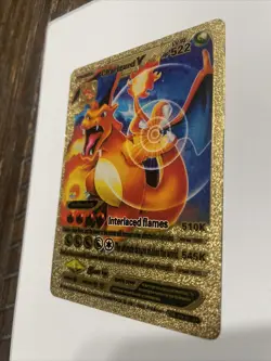 Charizard v Evolution Gold Foil Card LV92 HP522 - Image 3