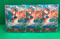 One Piece Card Game Nami Alt Art PARALLEL Pre-Errata ALPHA OP01-016 🔥 - Image 1