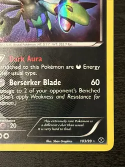 Hydreigon 103/99 Next Destinies Holo SECRET RARE Shiny Holo Pokemon Card Lp - Image 3